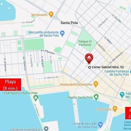 Centrico Apartamento Con Todo A Estrenar En La Playa Santa Pola Exterior foto
