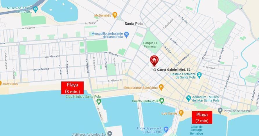 Centrico Apartamento Con Todo A Estrenar En La Playa Santa Pola Exterior foto